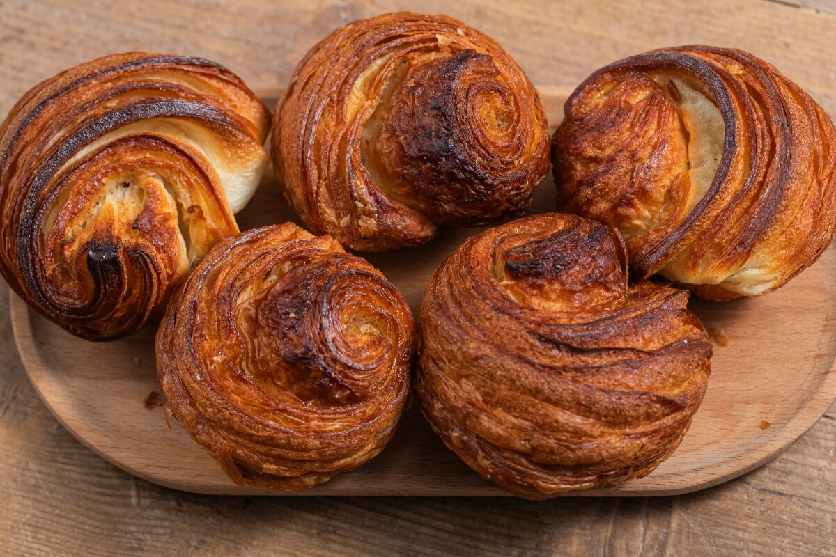 Roses en pâte feuilletée