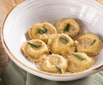 Raviolis farcis au coquelet