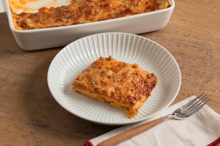 Lasagnes au ragoût de lentilles