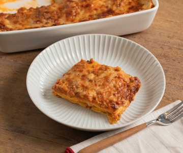 Lasagnes au ragoût de lentilles