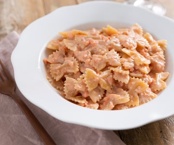 Farfalle au saumon fumé