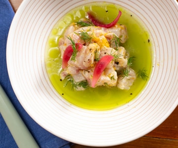 Dorade marinée