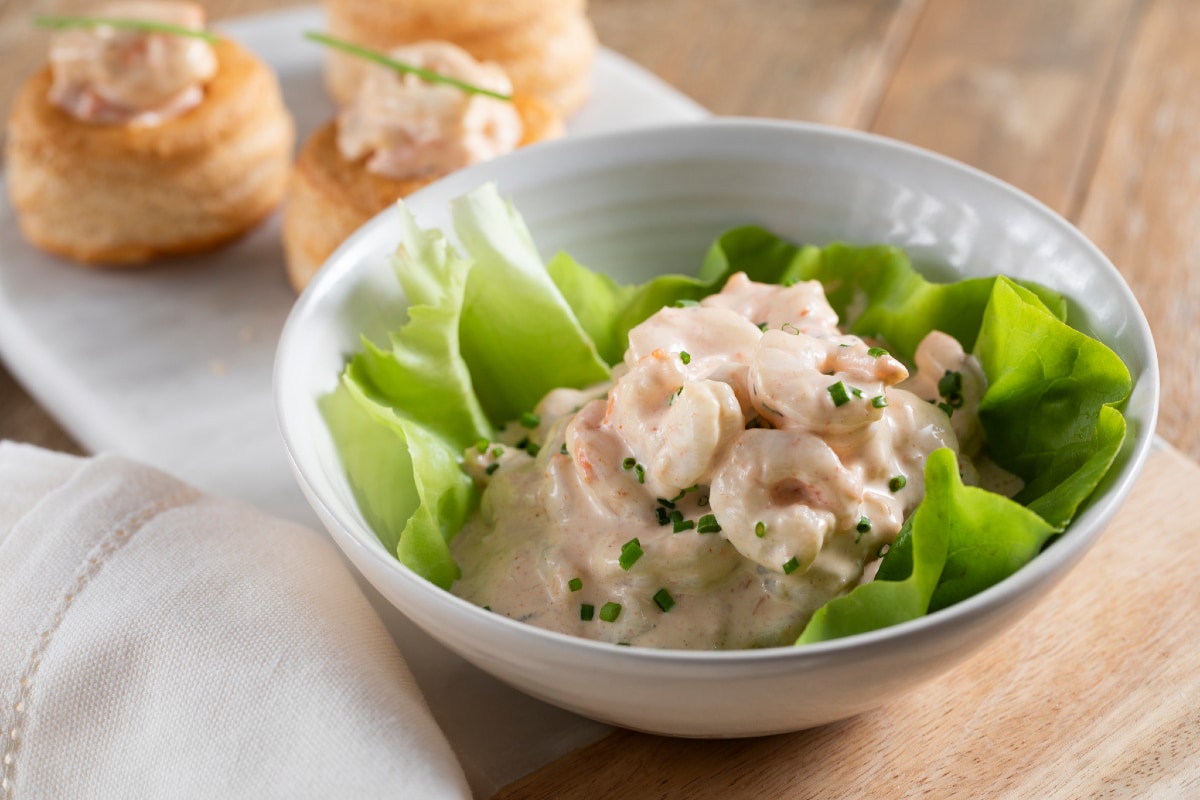 Crevettes à la sauce cocktail