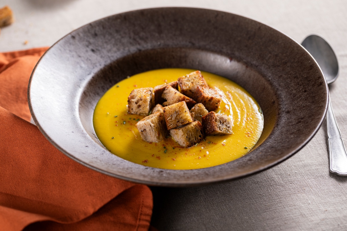 Velouté de chou-fleur et curcuma