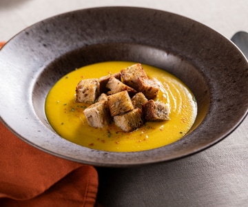 Velouté de chou-fleur et curcuma
