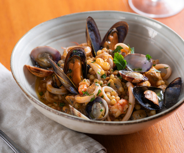 Fregola aux fruits de mer