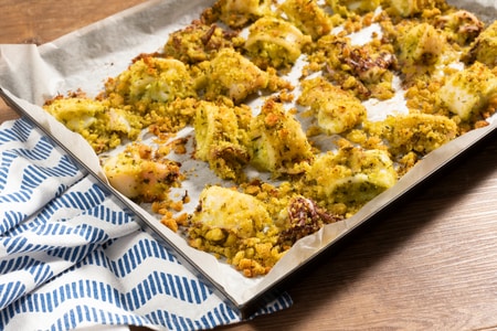 Calamars gratinés au four