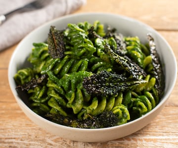 Fusilloni à la crème de chou kale