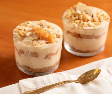 Verrines cheesecake aux kakis
