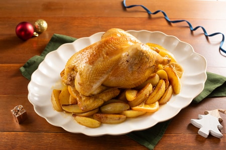 Chapon aux agrumes