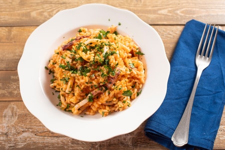 Risotto aux calamars