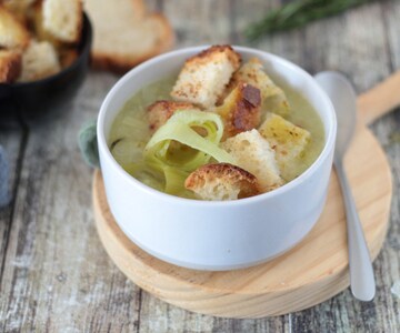 Soupe aux poireaux
