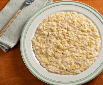 Risotto aux poireaux