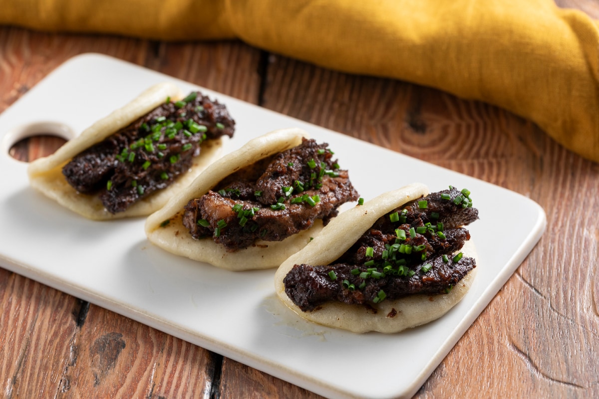 Bao vapeur avec côtes de wagyu