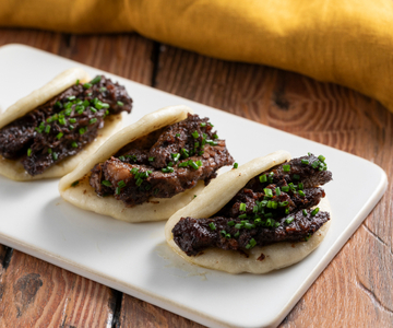 Bao vapeur avec côtes de wagyu