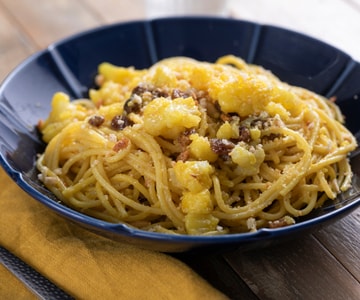 Pâtes au chou-fleur et safran