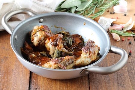 Lapin à la poêle
