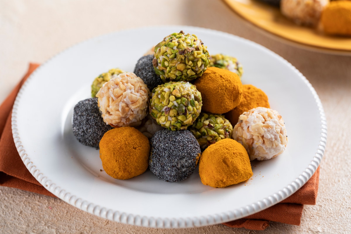 Truffes salées Arlecchino