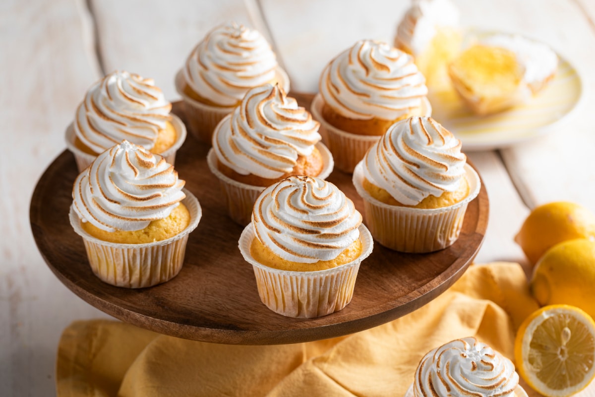 Cupcake au citron meringué