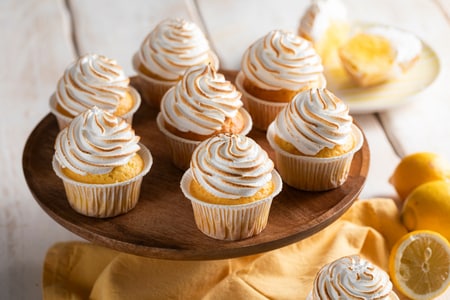 Cupcake au citron meringué