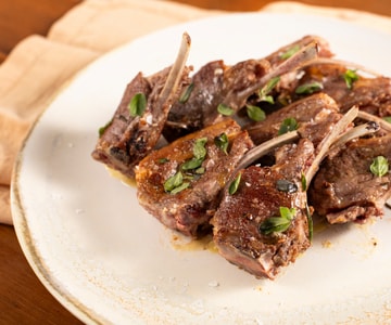 Côtelettes d'agneau à la poêle