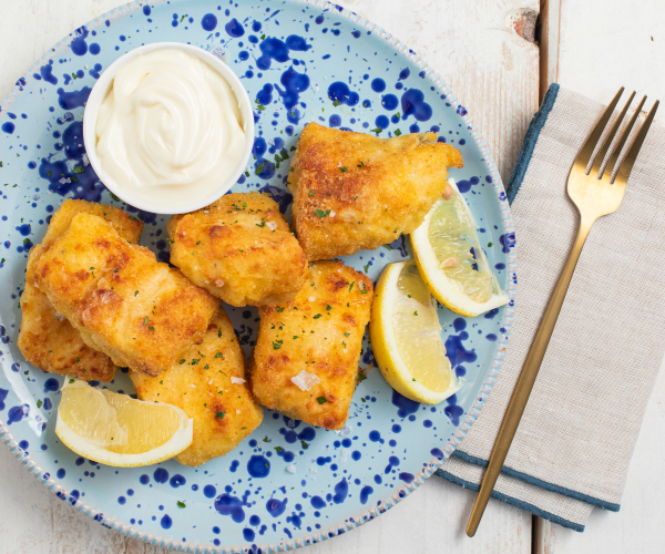 Morue à la friteuse à air