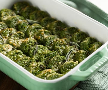Gnocchi verts à la romaine
