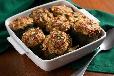 Artichauts farcis végétariens