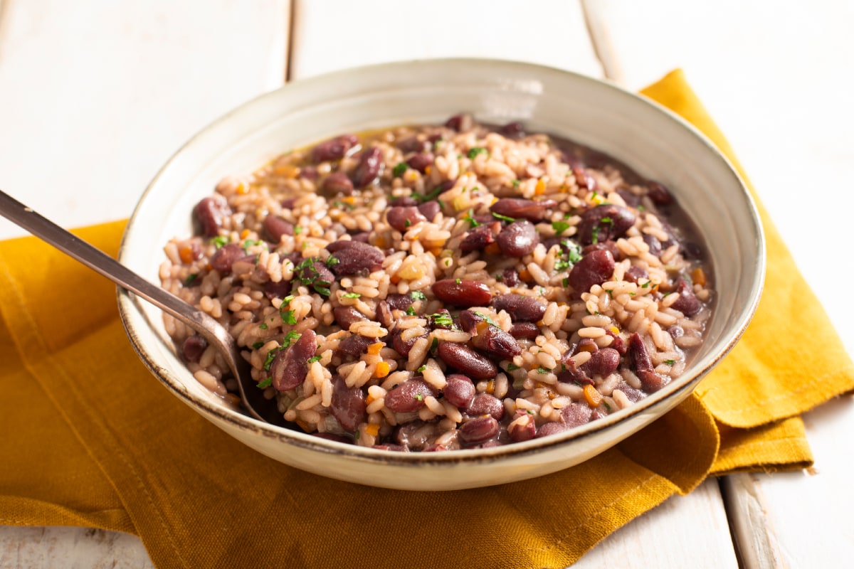 Riz et haricots