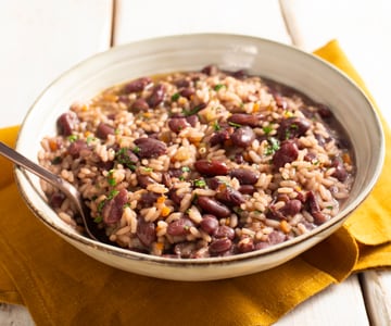 Riz et haricots