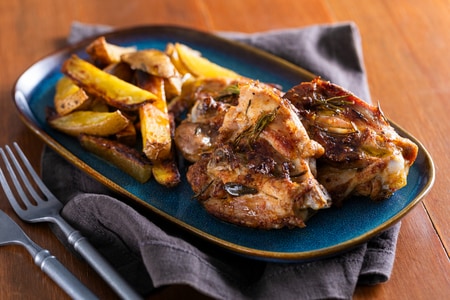 Hauts de cuisse de poulet à la friteuse à air