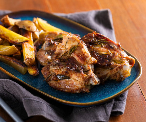 Hauts de cuisse de poulet à la friteuse à air