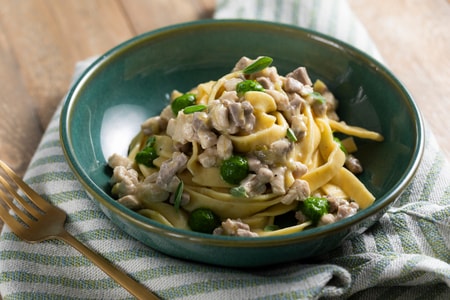 Tagliatelles au ragoût de basse-cour