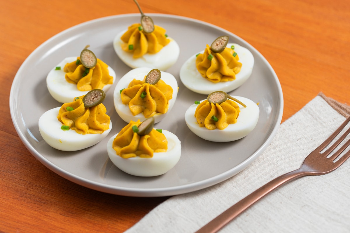 Œufs farcis au thon de grand-mère