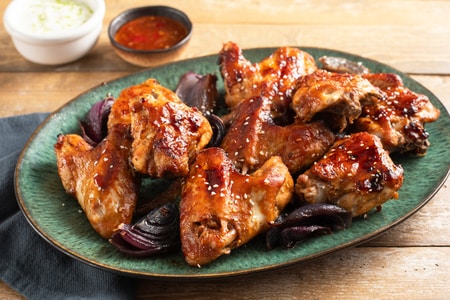Ailes de poulet glacées à la sauce soja