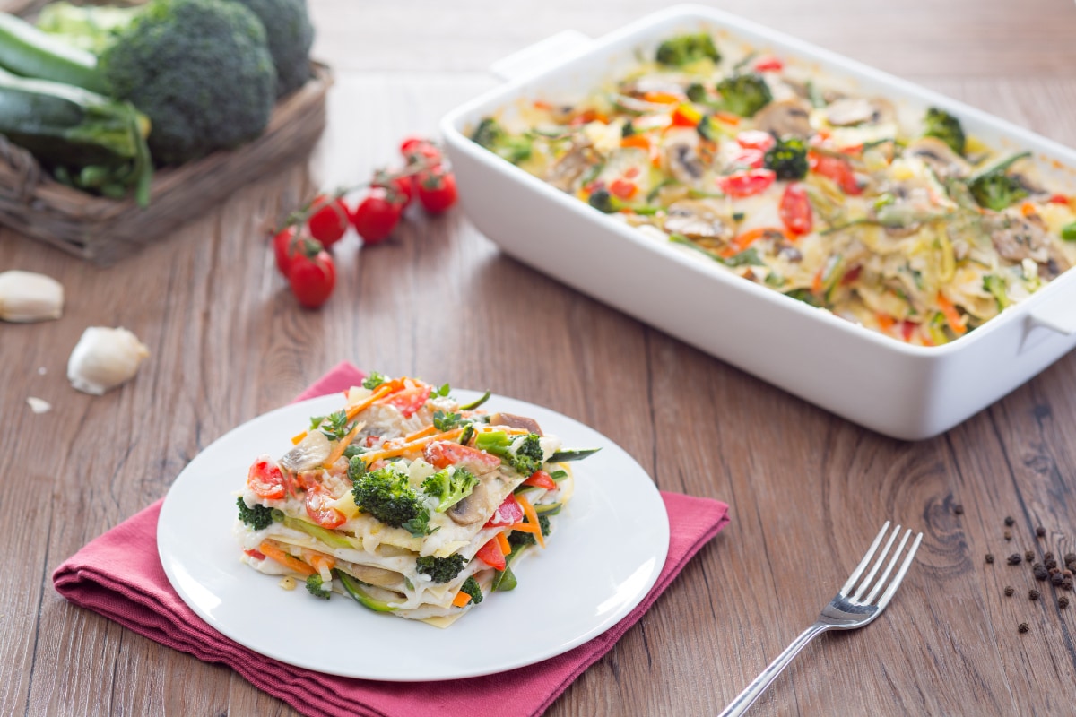 Lasagnes blanches végétariennes