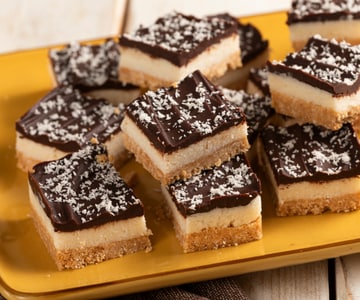 Cubes noix de coco et chocolat