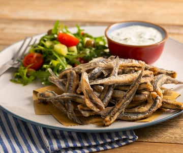 Anchois frits
