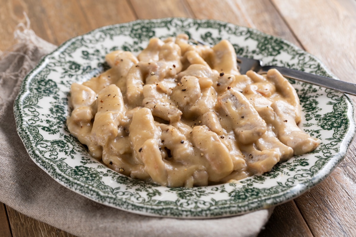 Émincés de porc à la bière