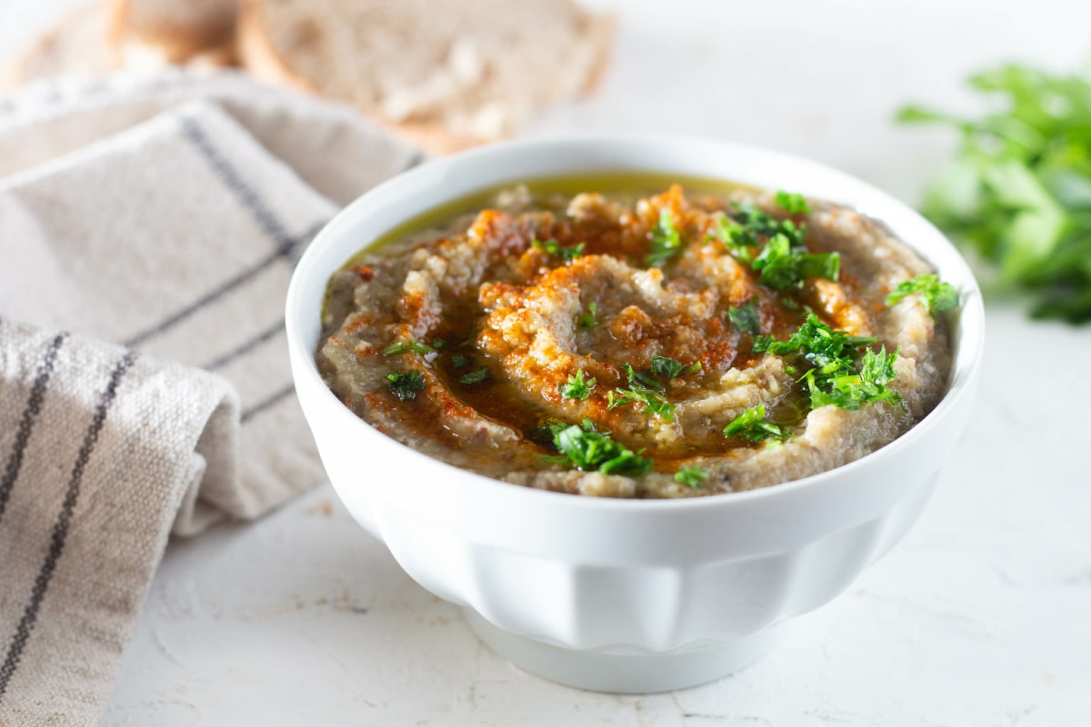 Crème d'aubergines