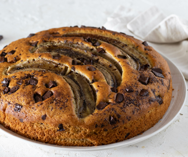 Gâteau bananes et chocolat