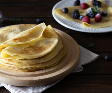 Crêpe sans beurre