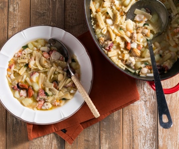 Mescafrancesca pommes de terre et poissons