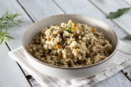 Riz et lentilles