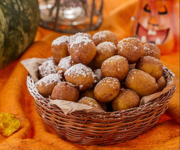 Beignets sucrés à la citrouille