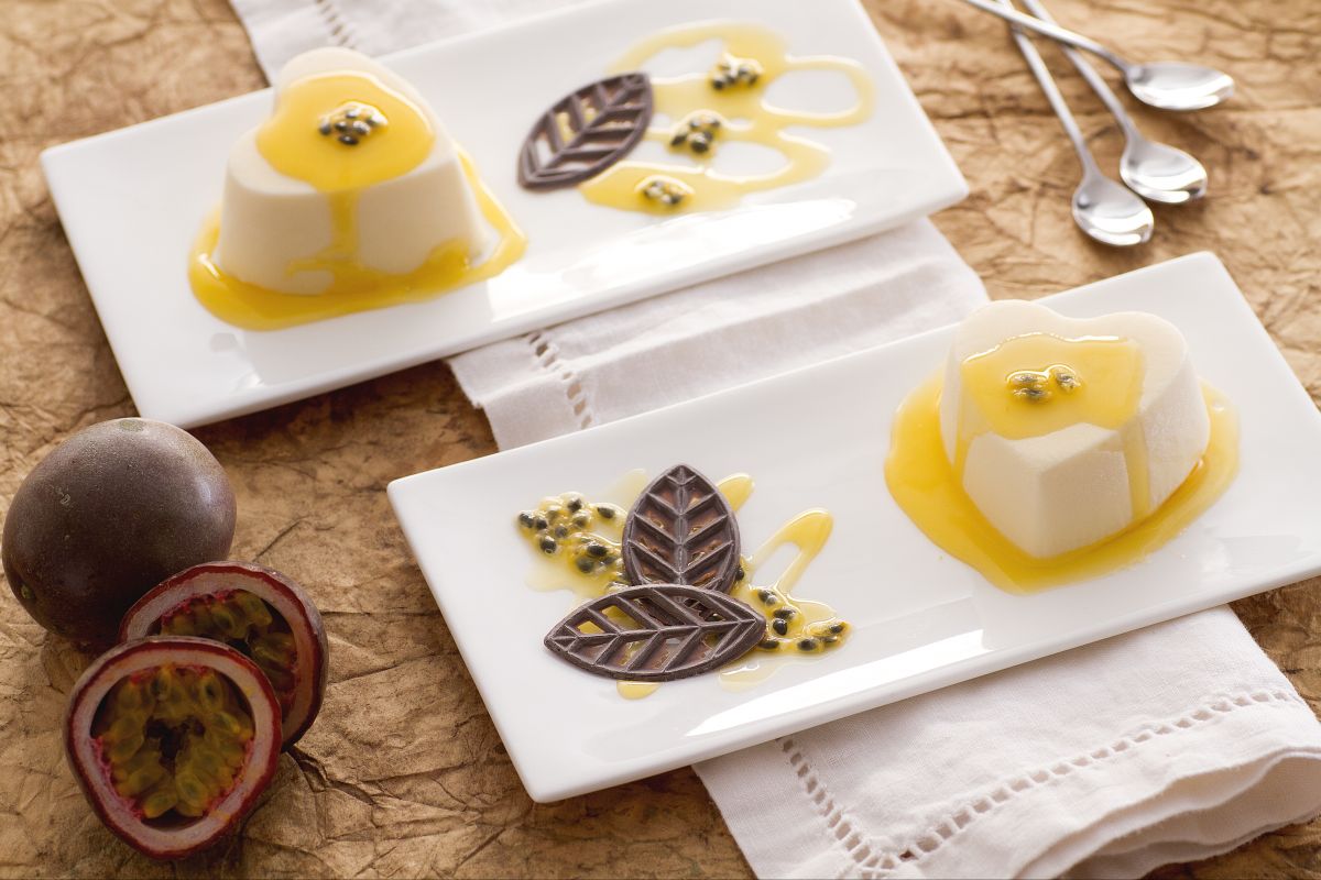 Petits cœurs glacés au fruit de la passion