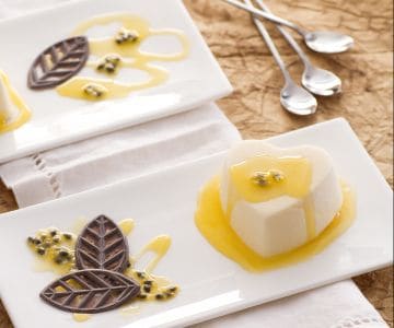 Petits cœurs glacés au fruit de la passion