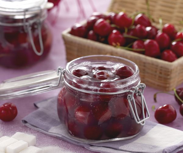 Cerises au sirop