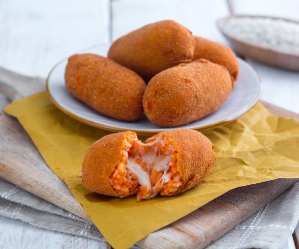 Suppli mozzarella et tomate
