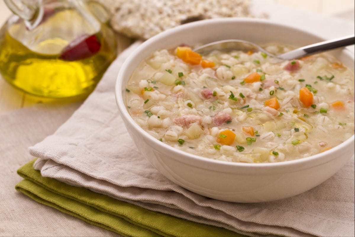 Minestrone d'orge